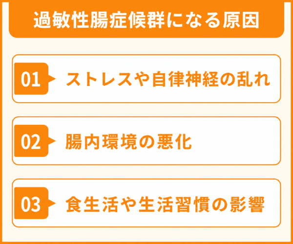 過敏性腸症候群になる原因