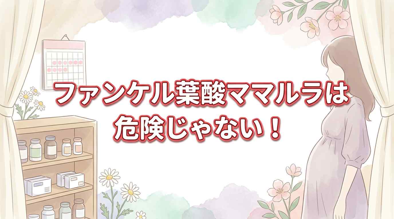 ファンケル葉酸ママルラは危険じゃない！でも、他サプリも候補にしたい3つの理由