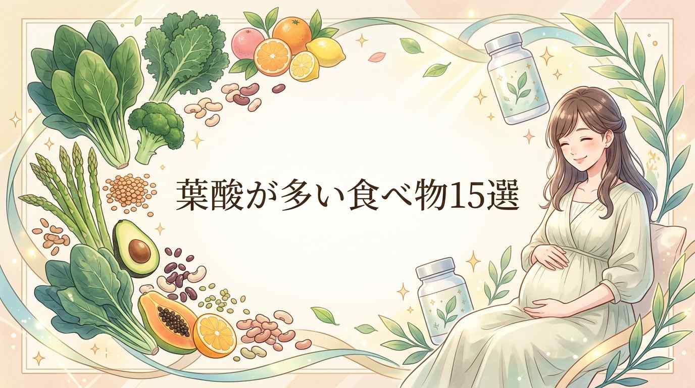 葉酸が多い食べ物ランキング15選一覧！食事で足りない3つの理由