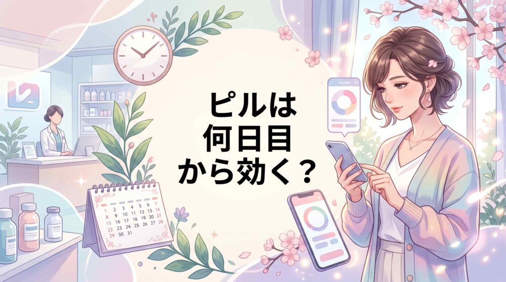 ピルの避妊効果はいつから？何日目から効くか5パターンで徹底解説