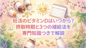 妊活のビタミンDはいつから？摂取時期と3つの補給法を専門知識つきで解説